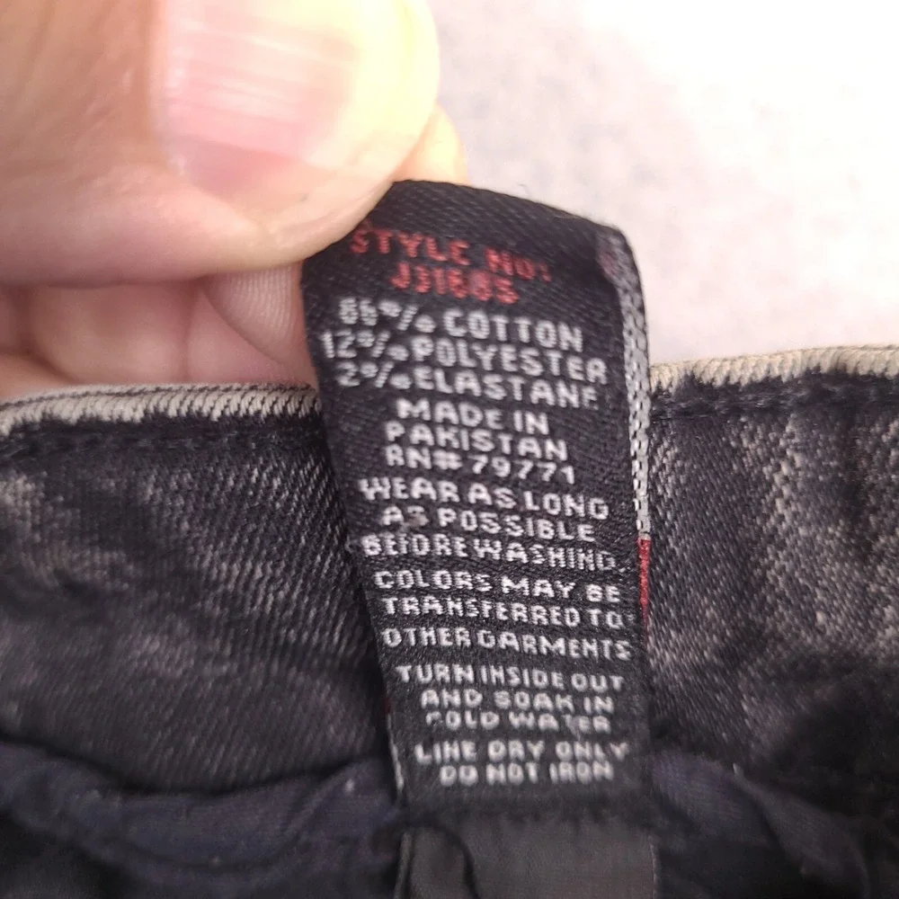 Jordan Craig Legacy Edition Denim Shorts Mens‎ 34 Black Jean Distressed Stretch